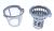 888102 SET CONICAL FILTER LOCK RING W.STRAINER