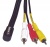 Conectores Cinch Video ,adaptable paraGRDVX400 2102800000