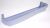 C00082955 482000027578 BALCONCILLO -HUEVERO, COLOR BLANCO 442X65 PASSEND FÜR INDESIT 00