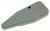 3550JA1108R COVER,HINGE PP LIGHT NOBLE GREY T2.0 UPPER/LEFT
