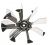 Rotor De Ventilador ,adaptable paraHBC86Q650A02 4136000000