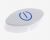 C00143006 482000029690 TECLA PUESTA EN MARCHA/PARO, COLOR BLANCO(PW) PASSEND FÜR INDESIT EVO3