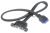 82941 Kabel USB 3.0 Pin-Header Buchse > 2x USB 3.0-A Buchse nebeneinander