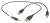 82461 Kabelset 2-fach USB-A > DC + USB-B 30cm