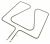 C00305466 488000305466 Resistencia suela horno 1100W