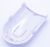 5313243871 COPERTURA POST TMBU BIANCO(PC+ABS) EN55
