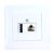 13311201 Toma combinada UAE/TAE 6 F+N UP RW