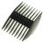 1565-7070 ATTACHMENT COMB 9 & 12MM, BLACK