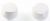 42054023 KNOB (RIMO, SPINDLE TYPE 1, 2P, WHITE)