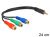 62499 Cable 3 x toma PASSEND FÜR RCA > conector jack 3,5mm 4 polos