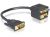 65061 Adaptador DVI29 conector a VGA y 3x tomas C 