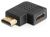 65076 Adaptador HDMI conector > HDMI hembra 90° derecha