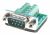 65269 Adaptador Sub-D enchufe de 9 polos > bloque de terminales de 10 polos