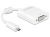 65557 Adaptador HDMI Micro-D macho > VGA hembra con audio blanco
