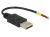 85250 USB 2.0 TYP-A STECKER > OFFENE KABELENDEN, 10CM