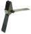 PCG26800-AA C00926851 SOPORTE PIE IZQUIERDA BUMERANG CHROME (NEGRO)