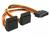 60170 Cable SATA 15Pin conector de alimentación a 2x SATA 15Pin tomas de alimentación