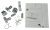 1784430049 C00893413 KIT DE MONTAJE PUERTA LAVAVAJILLAS BEKO FD82_87 CM