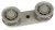 1016574 ROLLEN LAUFSCHIENE GRAU