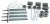 805002 Kit amortiguador WM75/85