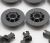 C00674356 488000674356 KIT 8 RUEDAS + 8 PINES GRIS OSCU