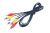 730-00326A AV / C KABEL 3ADRIG WEISS,ROT,GELB TDD-1500/1900/2200