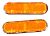 AR-AG23-A-240001-021 Reflectores, de color ámbar, 69.5x19.8x7.5mm