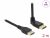 87150 Cable DisplayPort conector recto a conector acodado 90° hacia arriba 8K 60Hz 2m sin función de enclavamiento