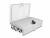 87900 LWL caja de distribución para interior y exterior IP55 impermeable cerrable 6 puertos gris