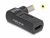 60006 Adaptador para cable de carga de portátil USB Type-C hembra a HP 4,8x1,7mm macho angulado 90°