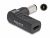 60008 Adaptador para cable de carga de portátil USB Type-C hembra a PASSEND FÜR DELL 7,4x5,0mm enchufe 90° angulado