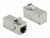 87142 Módulo Keystone RJ45 hembra a RJ45 hembra CAT.6A acodado 90°