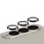 0457 PanzerGlass Hoops protector de lente de cámara PASSEND FÜR SAMSUNG Galaxy Z Fold 5 | negro