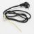 504583S Cable de alimentación negro CS3 polos SAV